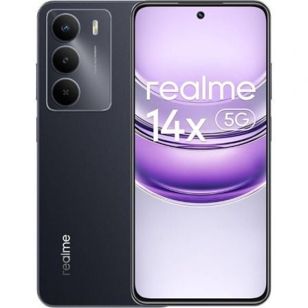 Smartphone realme 14x 8gb/ 256gb/ 6.74"/ 5g/ negro