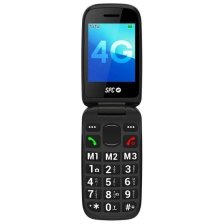 Teléfono móvil spc harmony 2 4g para personas mayores/ negro - Imagen 2