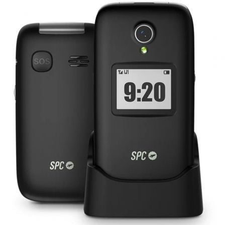 Teléfono móvil spc polaris para personas mayores/ 4g/ negro - Imagen 2