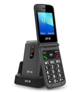 Teléfono móvil spc stella 3 para personas mayores/ 4g/ negro