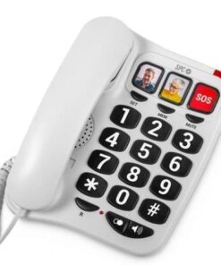 Teléfono spc confort numbers 2/ blanco