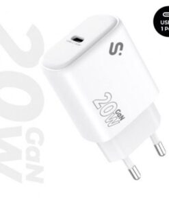 Cargador de pared gan subblim 20w charger usb c/ 1xusb tipo-c/ 20w