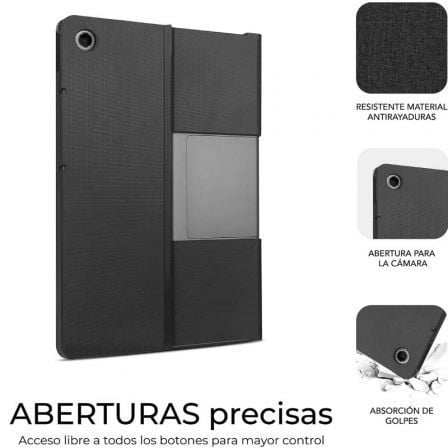 Funda subblim shock case lenovo tab plus 2025 11,5"/ negra - Imagen 2