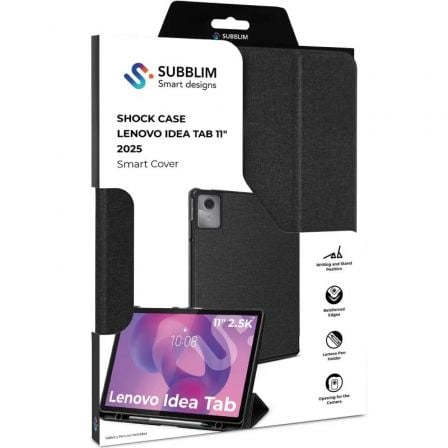 Funda subblim shock case lenovo idea tab 11" 2025/ negra - Imagen 2