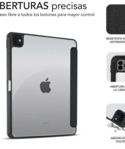 Alternative view of Funda subblim clear shock case para ipad pro 11" 2024 m4/ negra