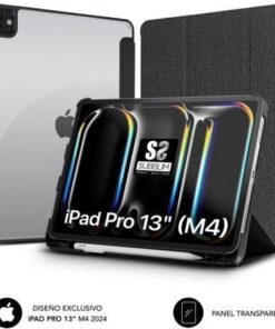 Funda subblim clear shock case para ipad pro 12.9" 2024 m4/ negra