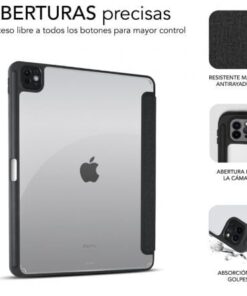 Alternative view of Funda subblim clear shock case para ipad pro 12.9" 2024 m4/ negra
