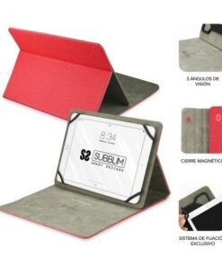 Alternative view of Funda subblim clever stand para tablets de 9"-10.1"/ roja