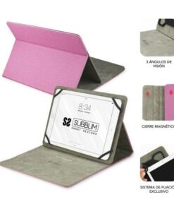 Alternative view of Funda subblim clever stand para tablets de 9"-10.1"/ rosa