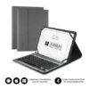 Funda con teclado subblim keytab pro bluetooth para tablets de 10.1"-10.8"/ gris