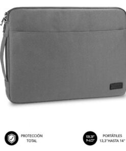Funda subblim urban laptop sleeve para portátiles hasta 14"/ gris