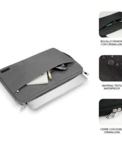 Alternative view of Funda subblim urban laptop sleeve para portátiles hasta 14"/ gris