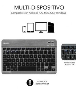 Alternative view of Funda con teclado subblim keytab pro bt para tablets samsung galaxy a9+/ negra