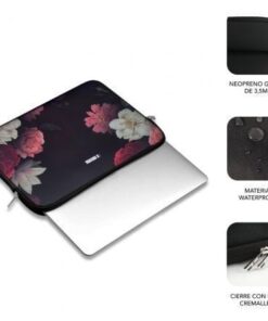 Alternative view of Funda subblim trendy sleeve neo flowers para portátiles hasta 15.6"