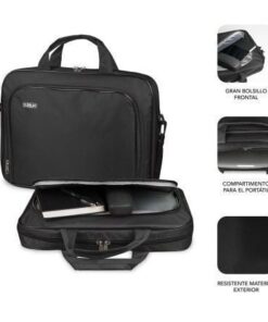 Alternative view of Maletín subblim oxford para portátiles hasta 16"/ negro