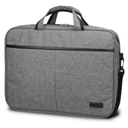Maletín subblim elite laptop bag para portátiles hasta 14"/ cinta para trolley/ gris