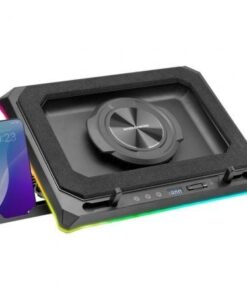 Soporte refrigerante mars gaming mnbc-ultra para portátiles hasta 18"/ iluminación led