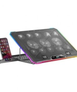 Soporte refrigerante mars gaming mnbc13 para portátiles hasta 17"/ iluminación led