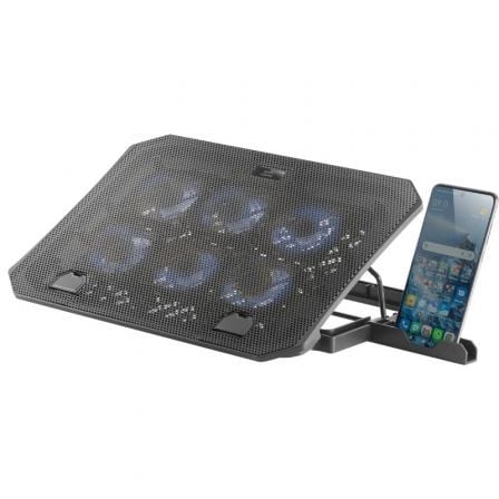 Soporte refrigerante mars gaming mnbc23 para portátiles hasta 16"/ iluminación led - Imagen 3