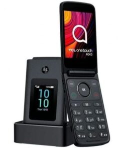Teléfono móvil tcl one touch 4043d para personas mayores/ 4g/ gris oscuro
