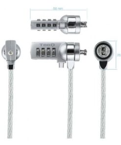 Alternative view of Cable de seguridad para portátiles tooq tqclkc0015/ 1.5m