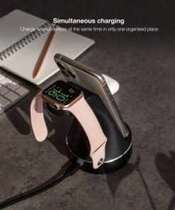 Alternative view of Base de carga inalámbrica para apple watch, iphone y smartphone tooq tqcd02w