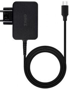 Cargador de portátil gan tooq tqlc-usbcgan45pd usb tipo-c/ 45w/ automático/ voltaje 5-20v