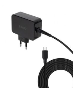 Cargador de portátil gan tooq tqlc-usbcgan65pd usb tipo-c/ 65w/ automático/ voltaje 5-20v