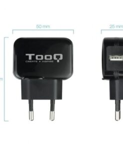 Alternative view of Cargador de pared tooq tqwc-1s01/ 1xusb/ 12w/ negro
