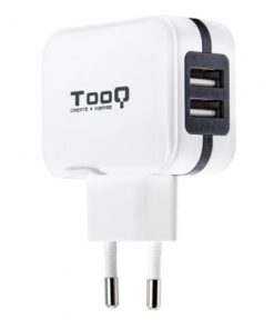 Cargador de pared tooq tqwc-1s02wt/ 2xusb/ 17w