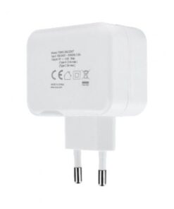 Alternative view of Cargador de pared tooq tqwc-2sc02wt/ 1xusb tipo-c/ 1x usb/ 27w