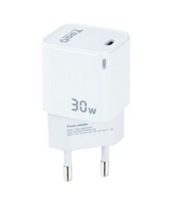 Cargador de pared gan tooq tqwc-ganpd30wt/ 1xusb tipo-c/ 30w