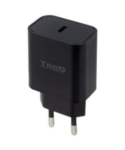 Cargador de pared tooq tqwc-pdusbc20b/ 1xusb tipo-c/ 20w