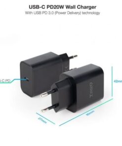 Alternative view of Cargador de pared tooq tqwc-pdusbc20b/ 1xusb tipo-c/ 20w