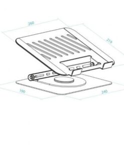 Alternative view of Soporte tooq ph-dafne-g para portátil/ tablet hasta 17"