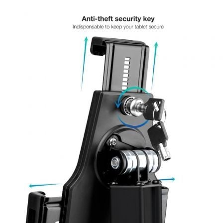 Soporte para tablet tooq tqtds0811/ antirrobo/ negro - Imagen 4