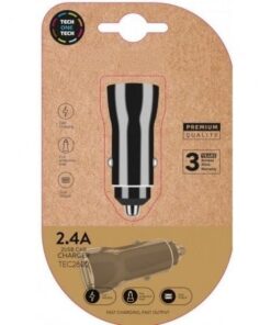 Cargador de coche tech one tech tec2802/ 2xusb/ 12w