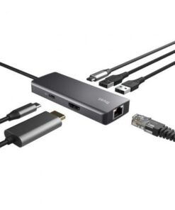 Alternative view of Docking usb tipo-c trust dalyx/ 2xusb/ 2xusb tipo-c/ 1xhdmi 4k/ 1xrj45/ gris