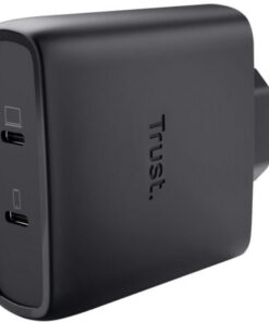 Alternative view of Cargador de pared gan trust maxo 100w/ 2xusb tipo-c/incluye cable usb tipo-c/ 100w