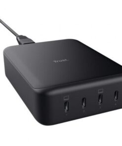 Cargador de portátiles gan trust maxo/ 4xusb tipo-c/ 240w