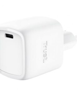 Cargador de pared gan trust maxo 30w/ 1xusb tipo-c/ 30w