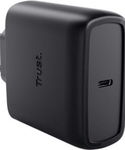 Alternative view of Cargador de pared gan trust maxo 65w/ 1xusb tipo-c/ incluye cable usb tipo-c/ 65w