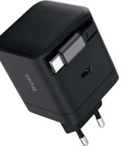 Cargador de pared trust maxo 65w/ 1xusb tipo-c/ incluye cable usb tipo-c retráctil/ 65w