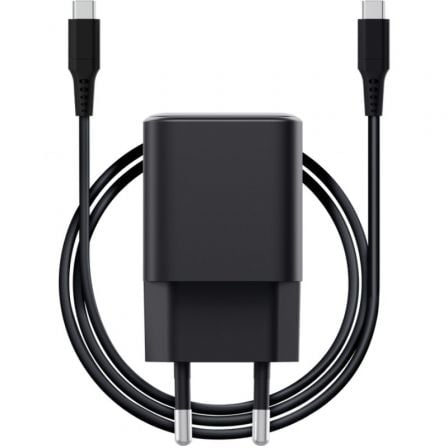 Cargador de pared gan trust maxo 65w ultrareducido/ 1xusb tipo-c/ incluye cable usb tipo-c/ 65w