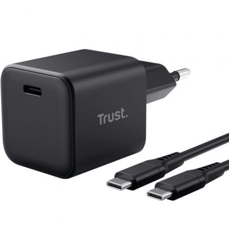 Cargador de pared gan trust maxo 65w ultrareducido/ 1xusb tipo-c/ incluye cable usb tipo-c/ 65w - Imagen 2
