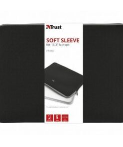 Funda trust primo soft sleeve para portátiles hasta 13.3"/ negra