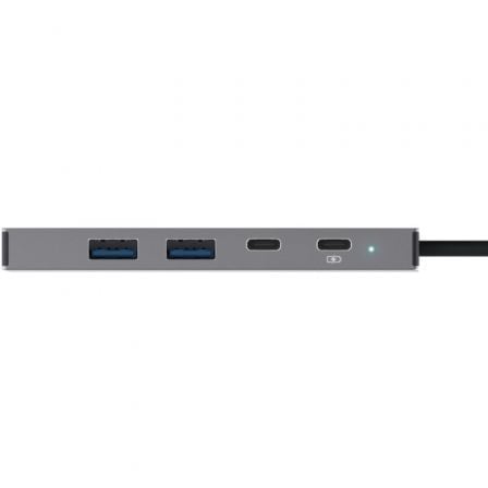 Docking usb tipo-c trust dalyx/ 2xusb/ 1xhdmi 4k/ 2xusb tipo-c/ gris - Imagen 5