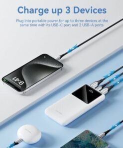 Alternative view of Powerbank 10000mah vention fhkb0/ 22.5w/ negra