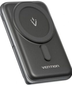 Powerbank 10000mah vention fhnb0/ 20w/ wireless/ negra