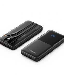 Alternative view of Powerbank 10000mah vention fhob0/ 22.5w/ negra/ incluye cable usb tipo-c y lightning